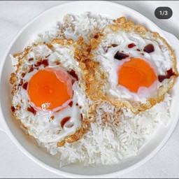 ข้าวไข่ดาวเป็ด 2 ใบ