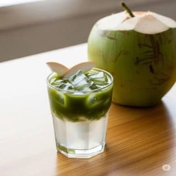 ชาเขียวมัจฉะมะพร้าวน้ำหอม