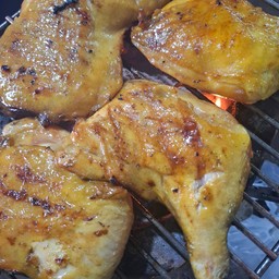 น่องไก่ย่าง1ตำไทย1ข้าวเหนียว2