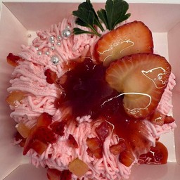 มินิเค้กครีมสดสตอเบอรี่