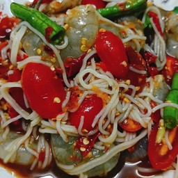 ตำชั่วกุ้งสด