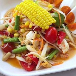 ตำข้าวโพดไข่เค็ม