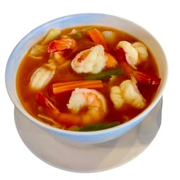 แกงส้มผักรวมกุ้ง(กุ้งใหญ่คัดพิเศษ)