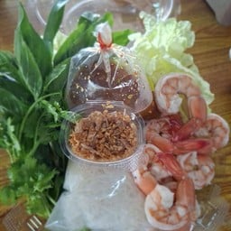 เมี่ยงกุ้งผักสด