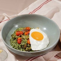 Pesto Fried Rice Seafood