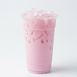 Pink milk