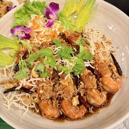 กุ้งแม่น้ำซอสมะขาม