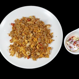 ဝက်ပသျှူးထမင်းကြော်  PORK PASHU FRIED RICE