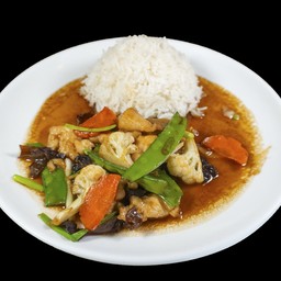 ပုဇွန်ခရုဆီထမင်း PRAWN OYSTER SAUCE RICE