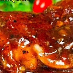 สเต็กไก่บาร์บีคิว
