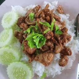 หมูทอดกระเทียม