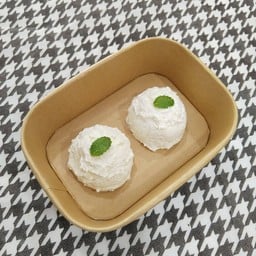 กรีกโยเกิร์ตออริจินอล 2 Scoop [M]+น้ำผึ้ง (ไม่รวมผลไม้)