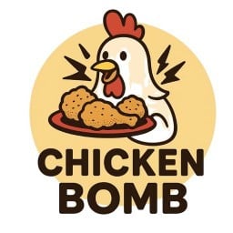 CHICKEN BOMB ข้าวไก่ทอดซอสน้ำปลา