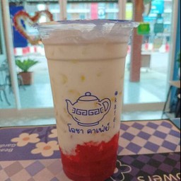 นมสดสตรอเบอร์รี่