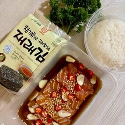 ข้าวด้งแซลมอนดองซีอิ๊ว Khao dong