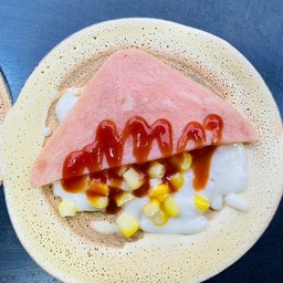 ข้าวโพด+ชีส+แฮม