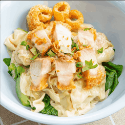 เกี๊ยวกุ้งน้ำหมูกรอบ