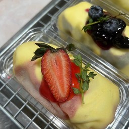 เครปเย็นสตอเบอร์รี่