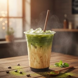 เพียวมัทฉะลาเต้ตาลโตนด