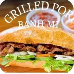 ขนมปัง หมูย่าง (Grilled Pork)