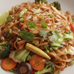 ก๋วยเตี๋ยวผัดผักรวม