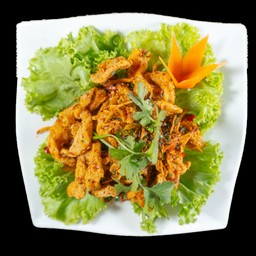 ဝက်သားကြော်(အချို)  Fried Pork