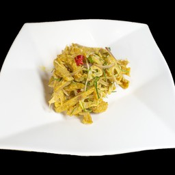 ပဲပြားသုပ် ยำเต้าหู้ทอด BURMESE TOFU SALAD