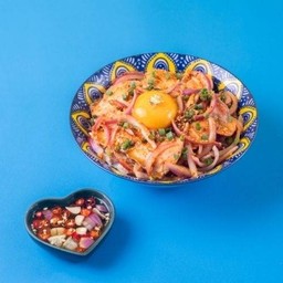 ข้าวหน้าลาภสายมู (ราคานี้ไม่รวมไข่)