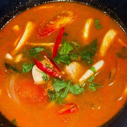 ต้มยำไก่น้ำข้น