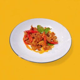 พริกแกงหมูหมัก