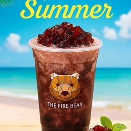 หมีพ่นไฟบลูเบอร์รี่ปั่นเจลลี่บราวน์ชูก้า