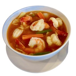 แกงส้มผักรวมกุ้ง(กุ้งใหญ่คัดพิเศษ)