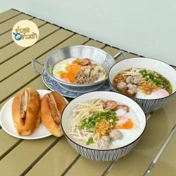 ข้าวชงข้าวเช้า ไข่กระทะ โจ๊ก ปังญวน