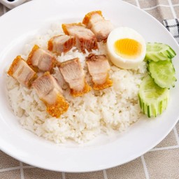 ข้าวหมูกรอบ