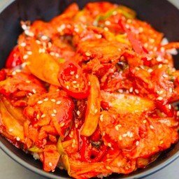 ข้าวหน้าหมูบูโกกิ สันคอสไลด์