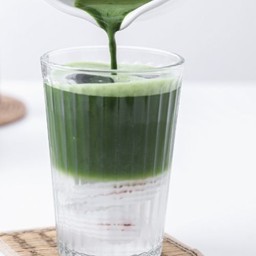 มัทฉะน้ำมะพร้าว