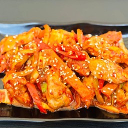 ไก่ผัดซอสเกาหลีิ