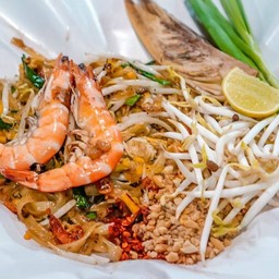ผัดไทยกุ้งสด
