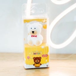 เทียนหมีสีขาว