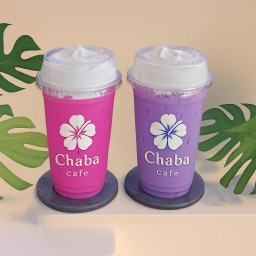 แพ็คคู่ 2 แก้วนมชมพูชีส &นมเผือกชีส