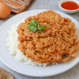 ข้าวไข่เจียวกุ้ง