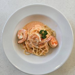 Ebiko Cream Sauce Spaghetti