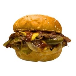 สแมสเบอร์เกอร์พริกดองกับหอมย่าง