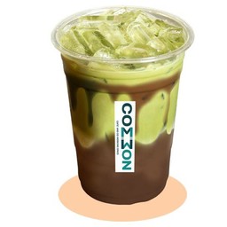 Ice Matcha Cocoa latte