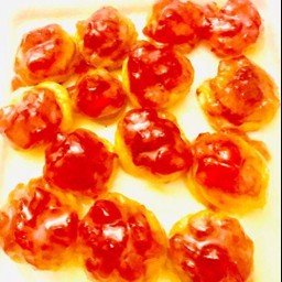 โรตีจิ๋ว+แยมส้ม