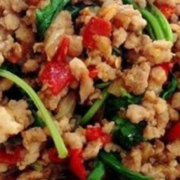 กระเพราหมู นุ่ม