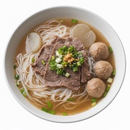 เส้นเล็กน้ำเนื้อ+ลูกชิ้น