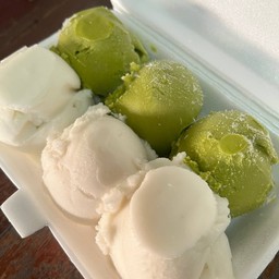 กะทิ+ชาเขียวกล่อง