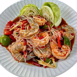 ตำซั่ว กุ้งทูโทน