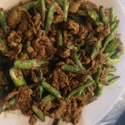 ผัดเผ็ดหมูป่า(กับข้าว)